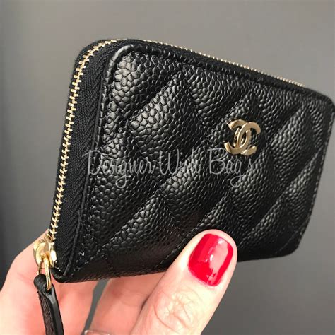 classic small chanel wallet|chanel zipped wallet small.